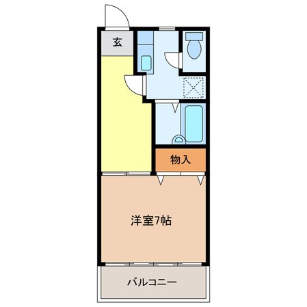 菊川駅 徒歩6分 2階の物件間取画像